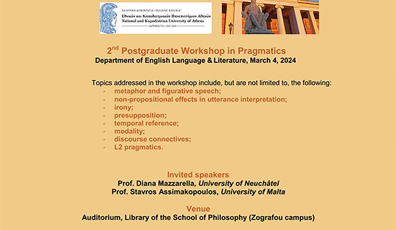 2nd Postgraduate Workshop in Pragmatics