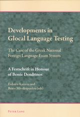 E. Karavas & B. Mitsikopoulou (Eds.)(2019). Developments in Glocal Language Testing: The case of the Greek National Foreign Language Exam Systems, Language Testing & Evaluation Series: Peter Lang GmbH Publishing Company, ISBN: 978-3-0343-2241-6.